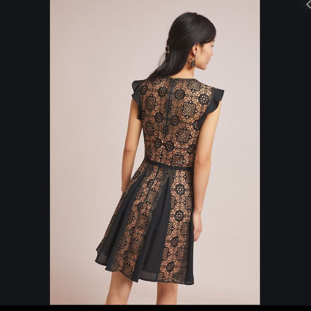 Anthropologie Monique Lhuillier Calypso Lace Dress - Picture 2 of 7